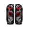 Winjet Altezza Tail Lights - Black / Clear CTWJ-0043-BC - alternate 2